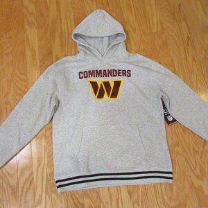Washington Commanders NFL Football Mens Hoodie Sweatshirt Large ~~NEW WITH TAG~~